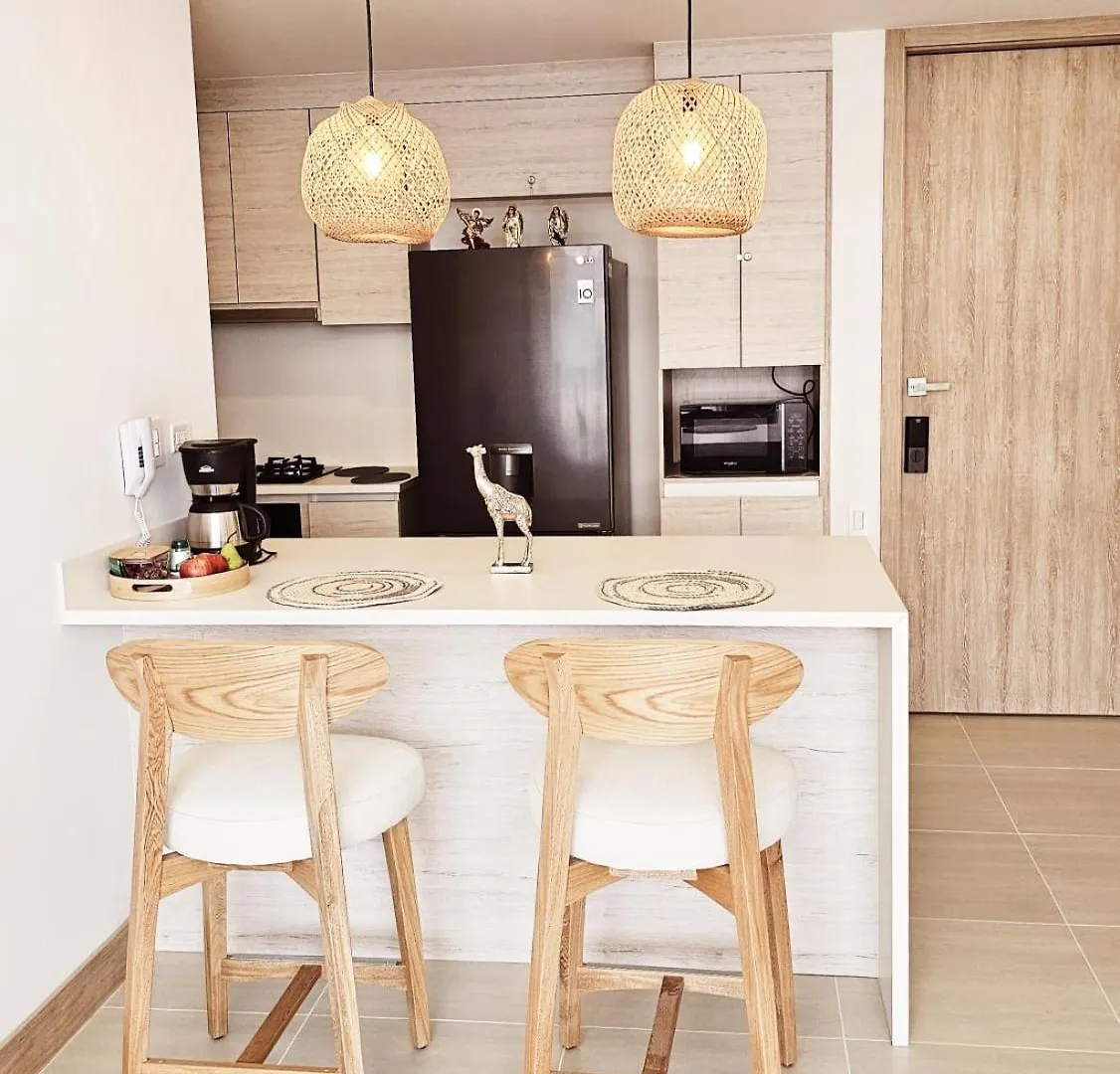아파트 Hermoso Apartamento En Cartagena-Morros Eos-Vista Al Mar- Salida Directa A La Playa 콜롬비아