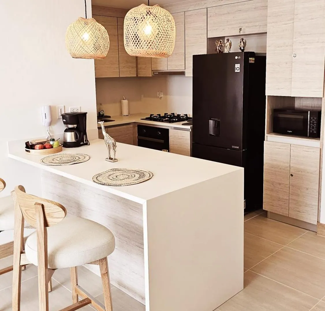 Hermoso Apartamento En Cartagena-Morros Eos-Vista Al Mar- Salida Directa A La Playa 0*, Cartagena 콜롬비아