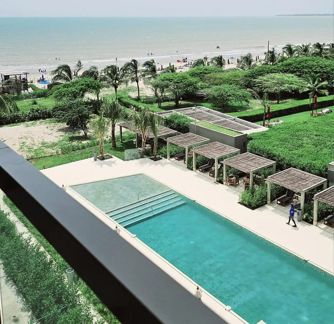 Hermoso Apartamento En Cartagena-Morros Eos-Vista Al Mar- Salida Directa A La Playa 아파트