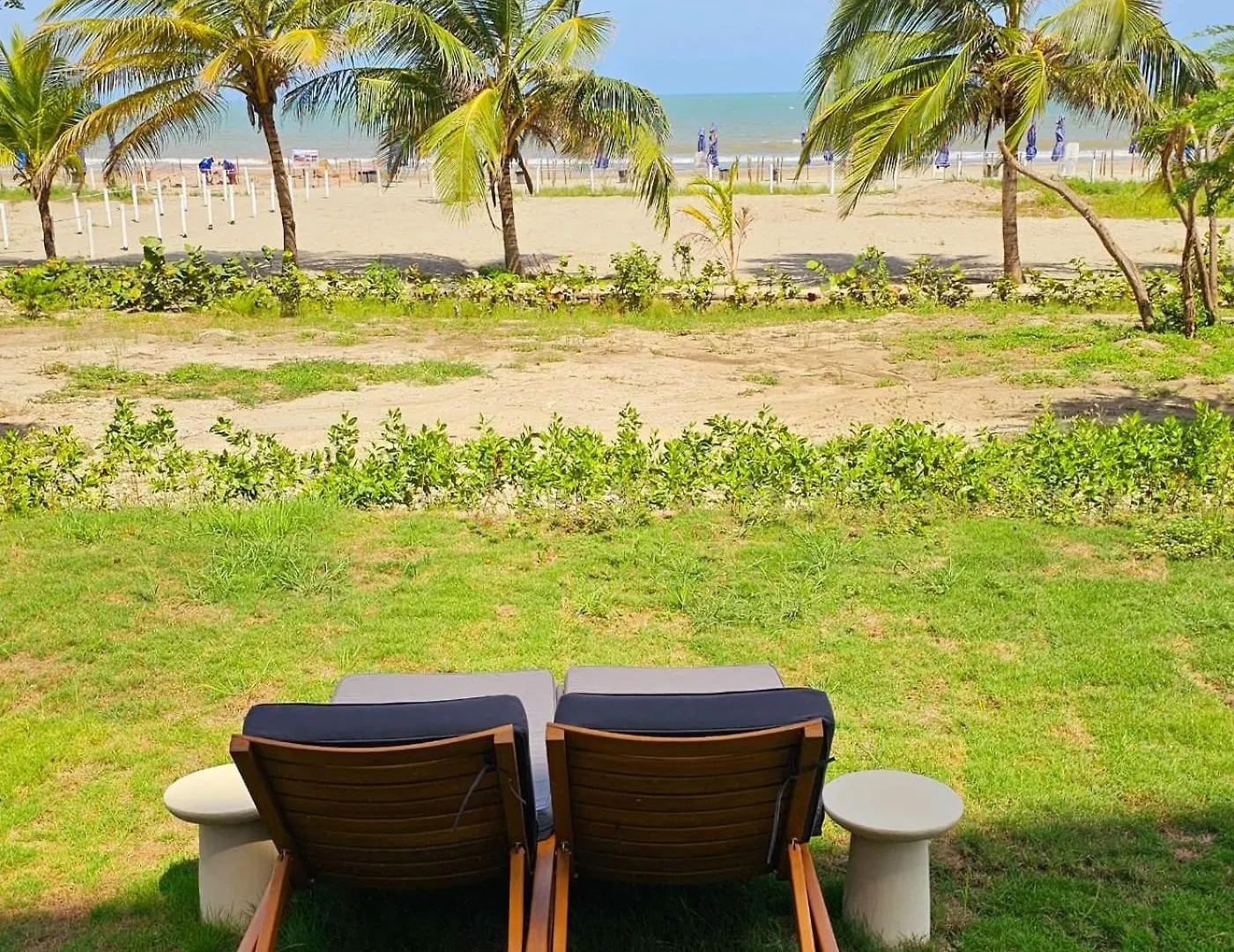 Hermoso Apartamento En Cartagena-Morros Eos-Vista Al Mar- Salida Directa A La Playa 아파트